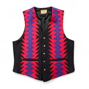 Vintage Pendleton High Grade Westernwear Wool Vest Men’s 44 Made in USA